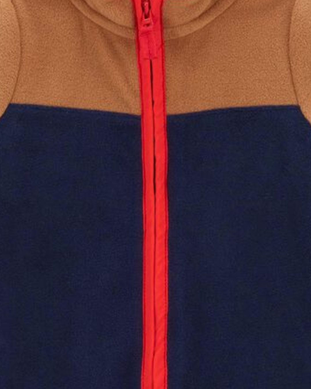 Carter's Baby Brown Navy Fleece Jumpsuit