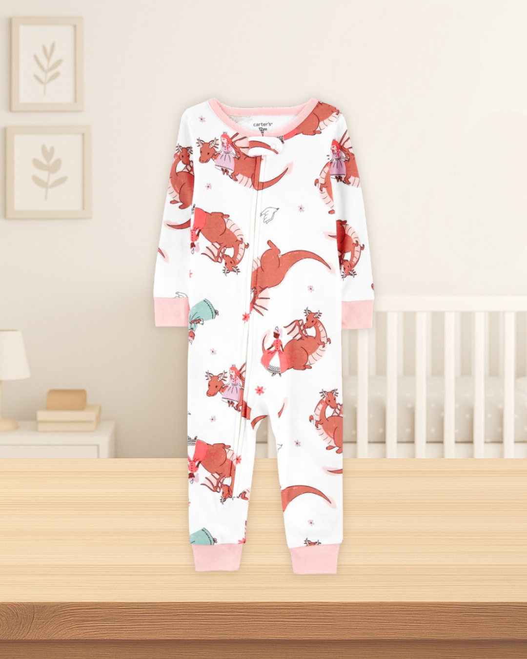Carter's Dragon Cotton Footless Pyjamas