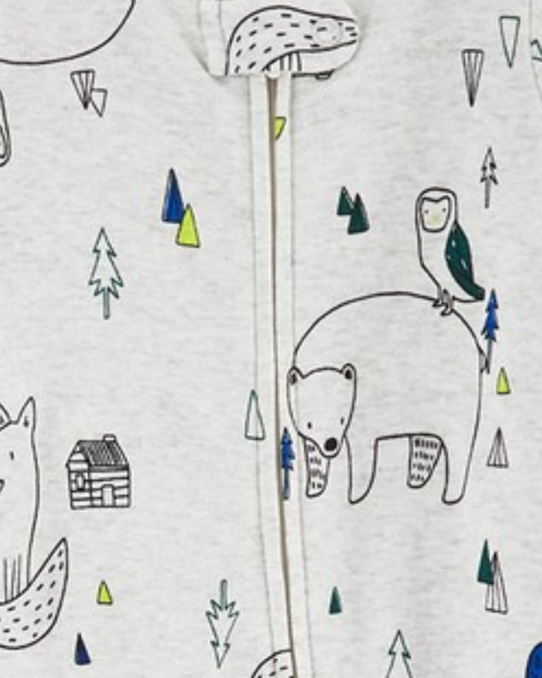 Carter's Animal Pyjamas & Cap Set