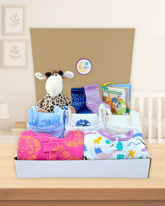 Delicate Baby Girl Gift Box Sleeveless Bodysuits & Pyjamas