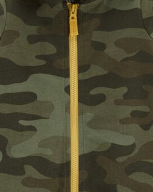 Carter's Baby Camo Spike Hooded Jumpsuit