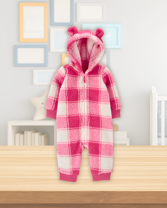 Carter's Baby Checkered Sherpa Jumpsuit