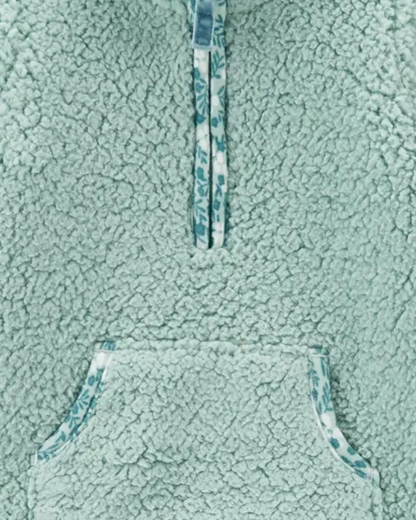 Carter's Baby Teal Sherpa Jumpsuit