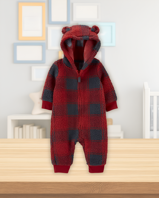 Carter's Baby Plaid Sherpa Jumpsuit
