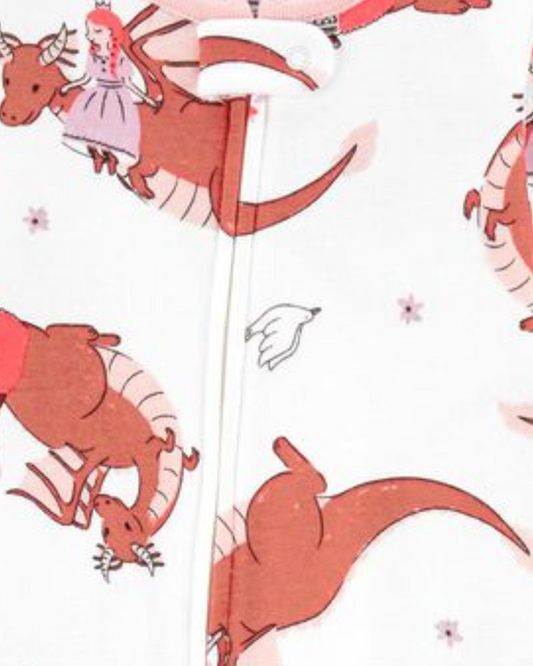 Carter's Dragon Cotton Footless Pyjamas