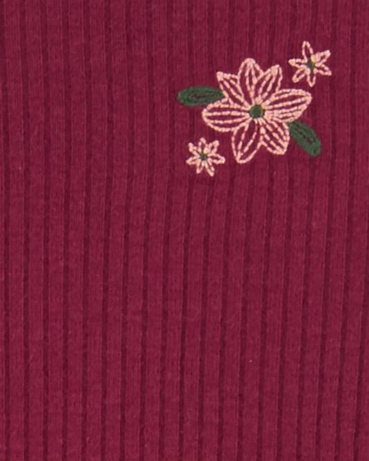 Carter's 2 Bodysuits & Burgundy Pants Set